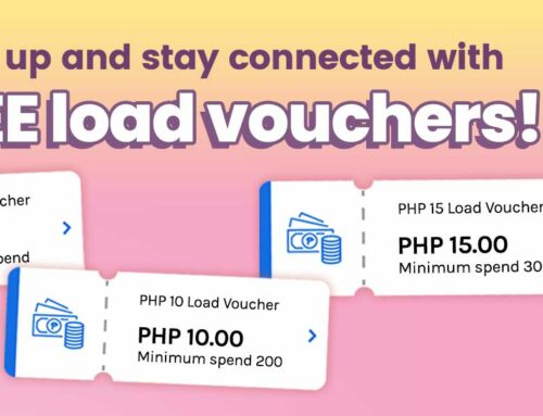 Enjoy up to 3 FREE Load Vouchers just for you!